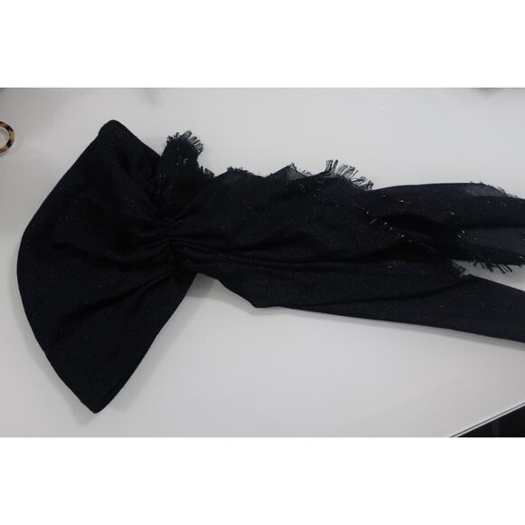 Navy Shimmer Pretied Headscarf Bandana Preowned Great Condition - Picture 1 of 8